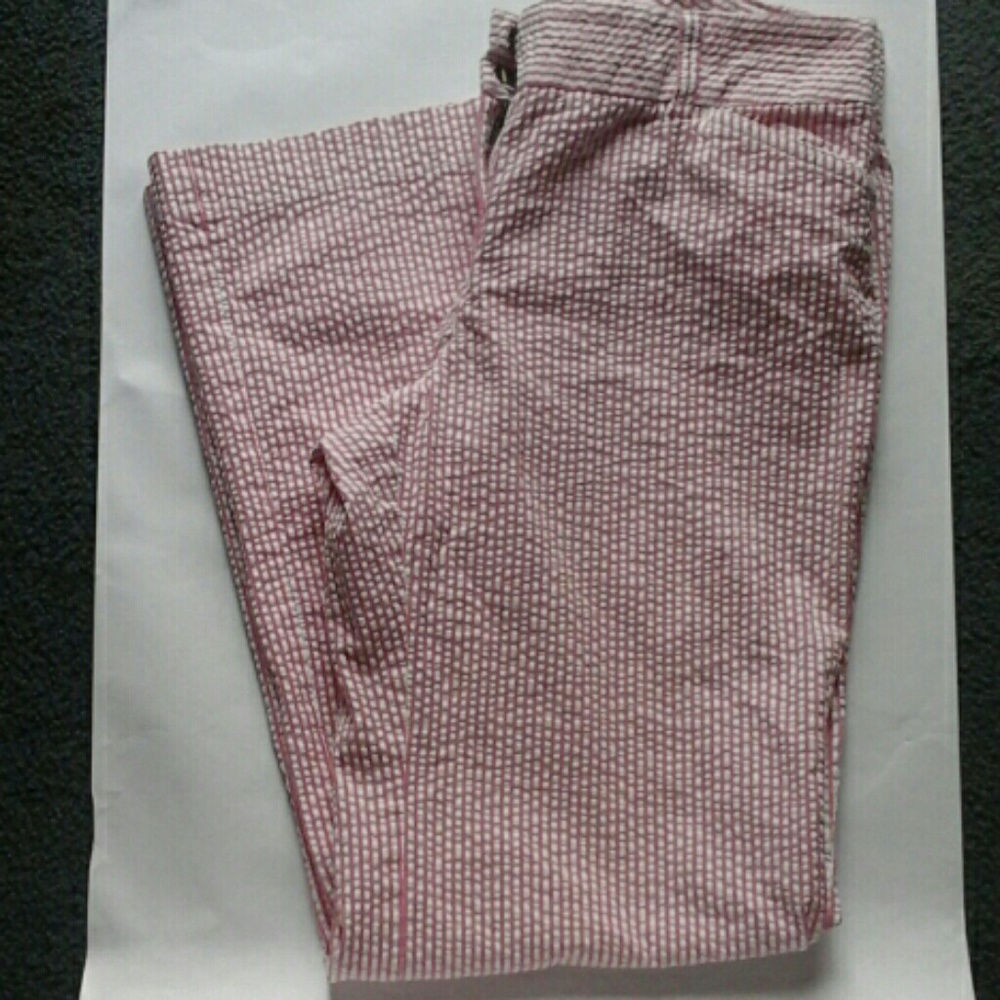 J crew pants size 10 seersucker